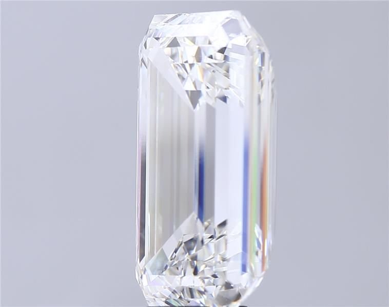 16.09ct F VVS2 Rare Carat Ideal Cut Emerald Lab Grown Diamond