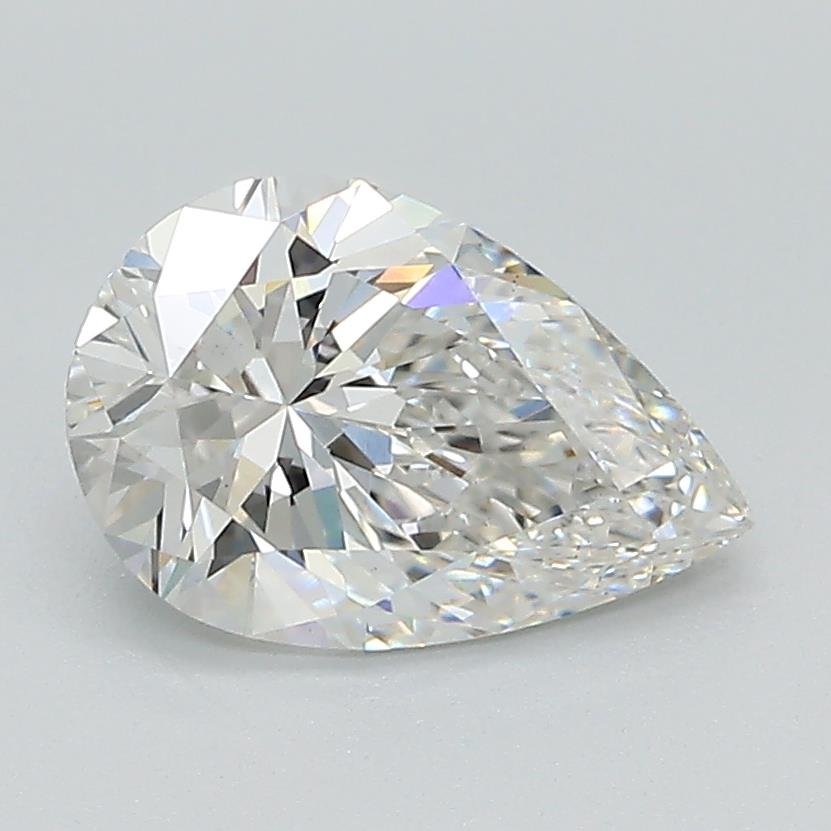 1.57ct F VS1 Rare Carat Ideal Cut Pear Lab Grown Diamond