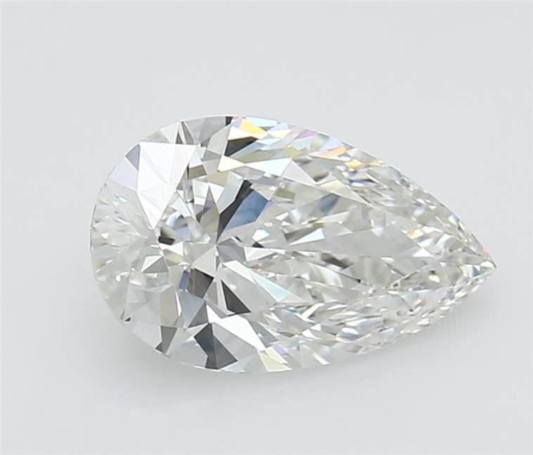 2.07ct F VVS2 Rare Carat Ideal Cut Pear Lab Grown Diamond