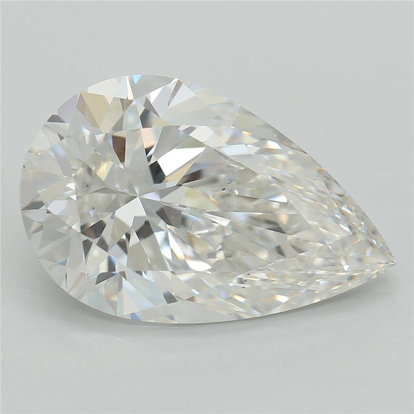 4.54ct E VS1 Rare Carat Ideal Cut Pear Lab Grown Diamond