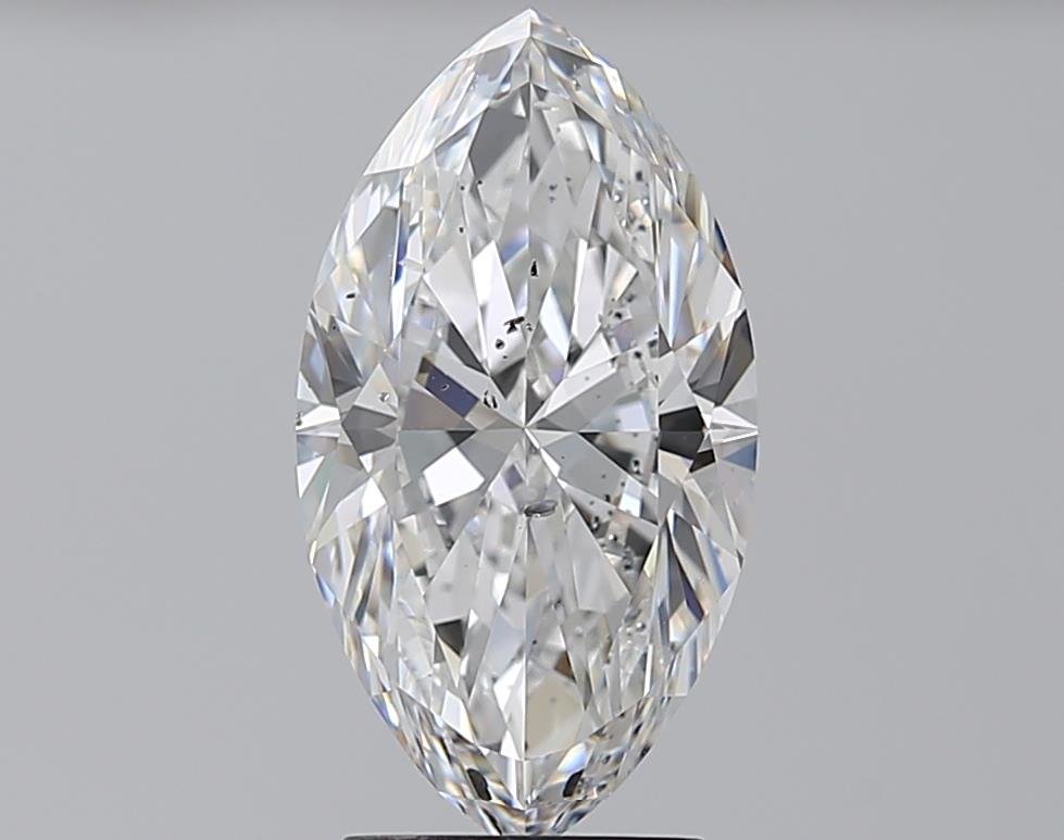 3.00ct E SI2 Rare Carat Ideal Cut Marquise Diamond