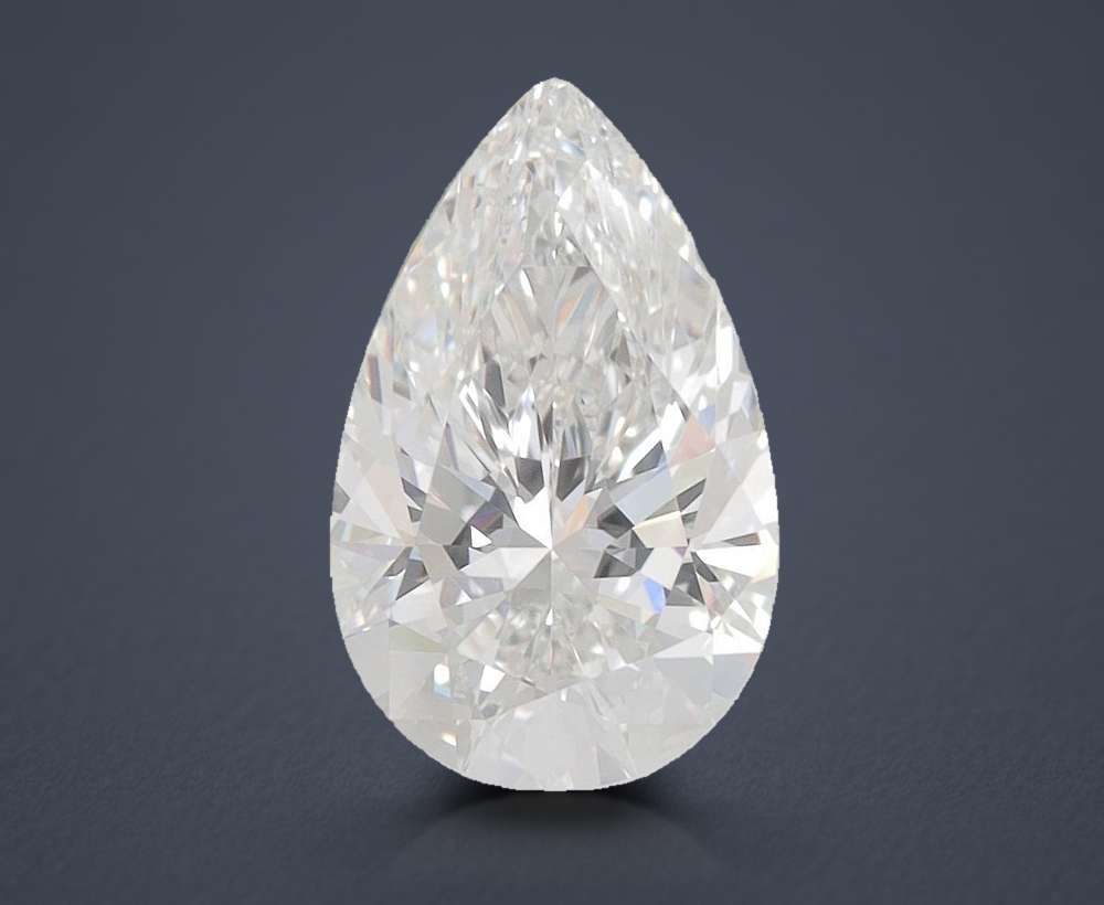 2.08 Carat Pear Lab Diamond