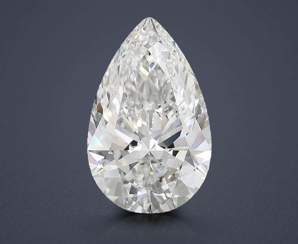 2.90 Carat Pear Lab Diamond