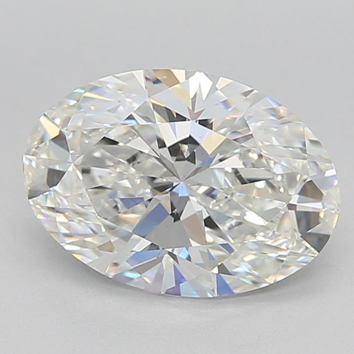 2.55ct G VVS2 Rare Carat Ideal Cut Oval Lab Grown Diamond