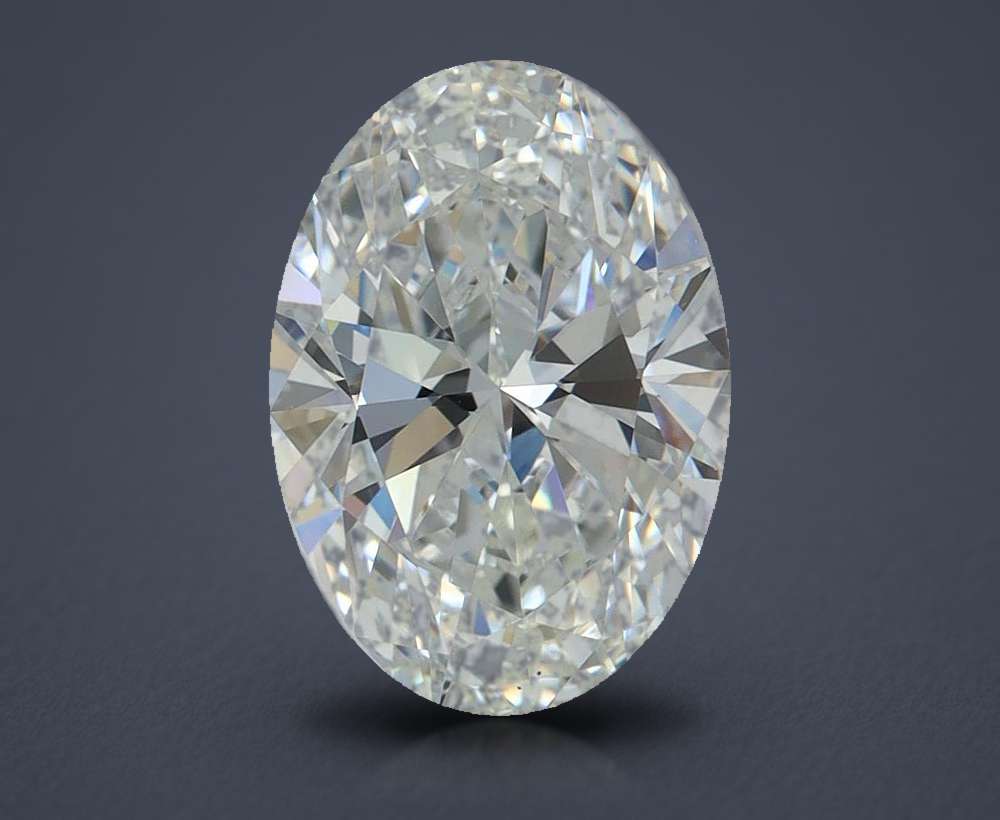 2.45 Carat Oval Lab Diamond