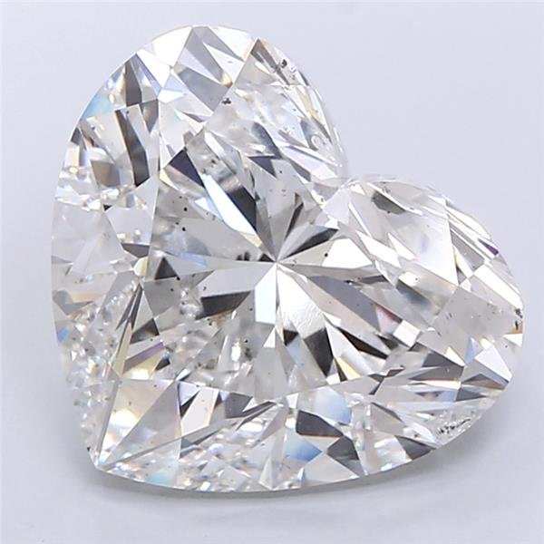 20.06ct F SI2 Rare Carat Ideal Cut Heart Lab Grown Diamond