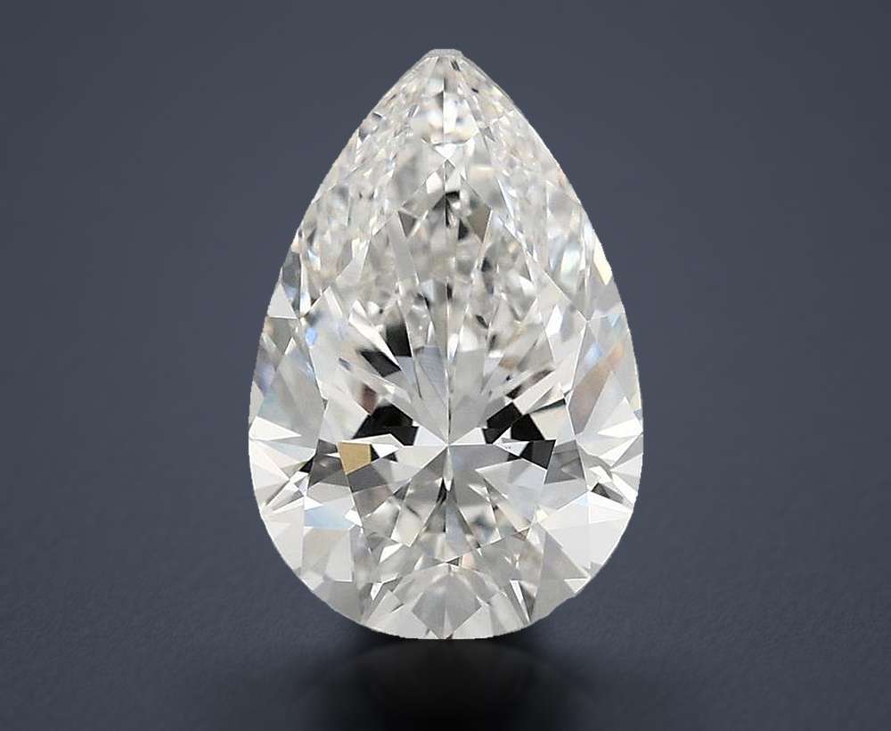 3.00 Carat Pear Lab Diamond