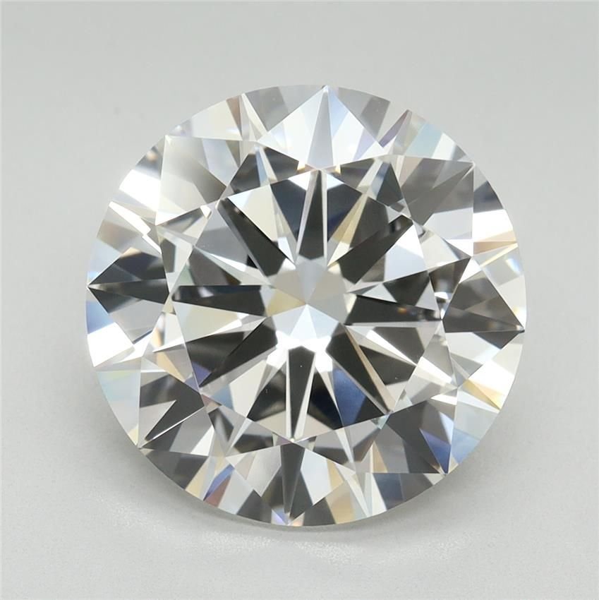 7.01ct E VVS2 Excellent Cut Round Lab Grown Diamond