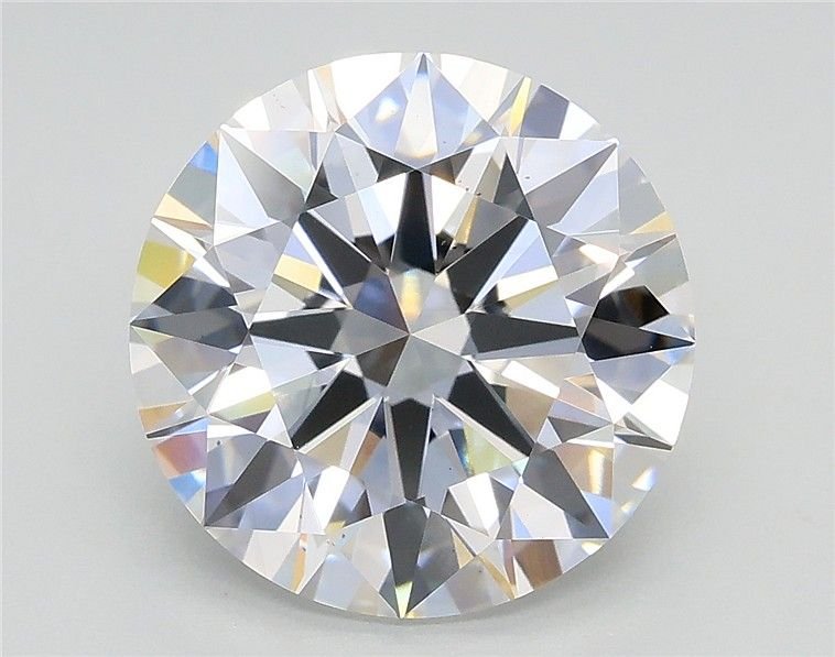 4.04ct E VS2 Rare Carat Ideal Cut Round Lab Grown Diamond