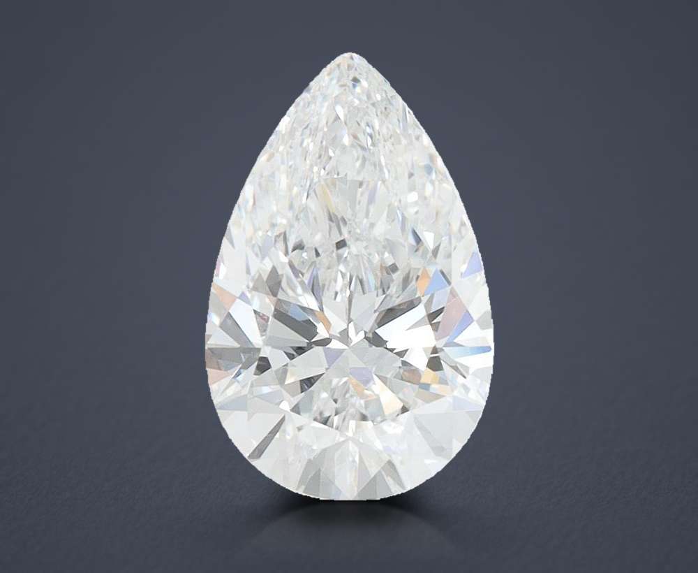 2.00 Carat Pear Lab Diamond