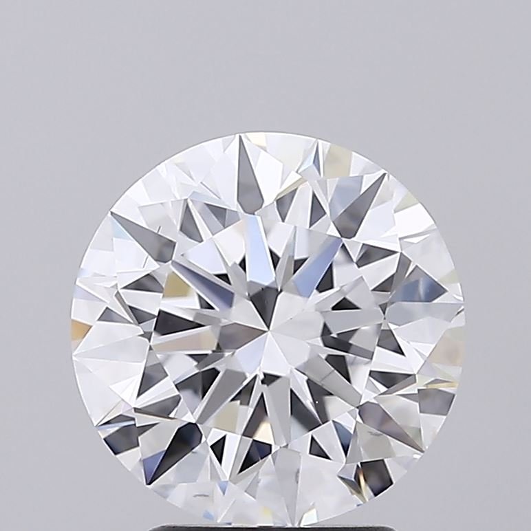 3.18ct D SI1 Rare Carat Ideal Cut Round Lab Grown Diamond