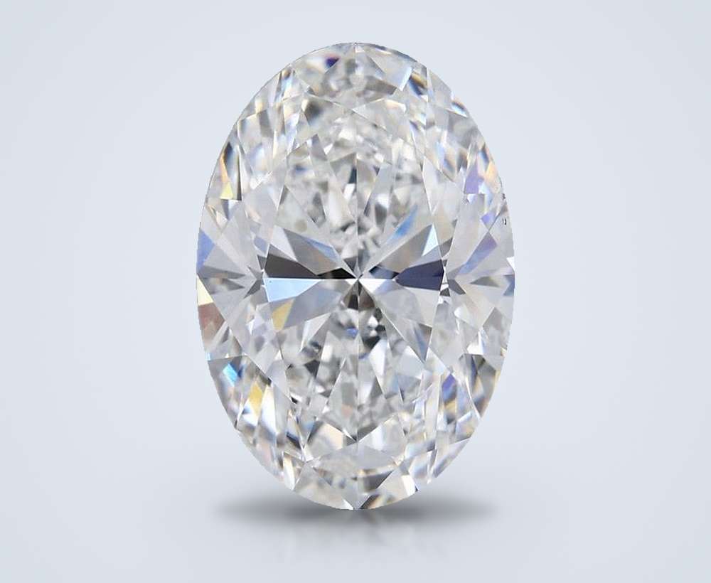 5.57 Carat Oval Lab Diamond