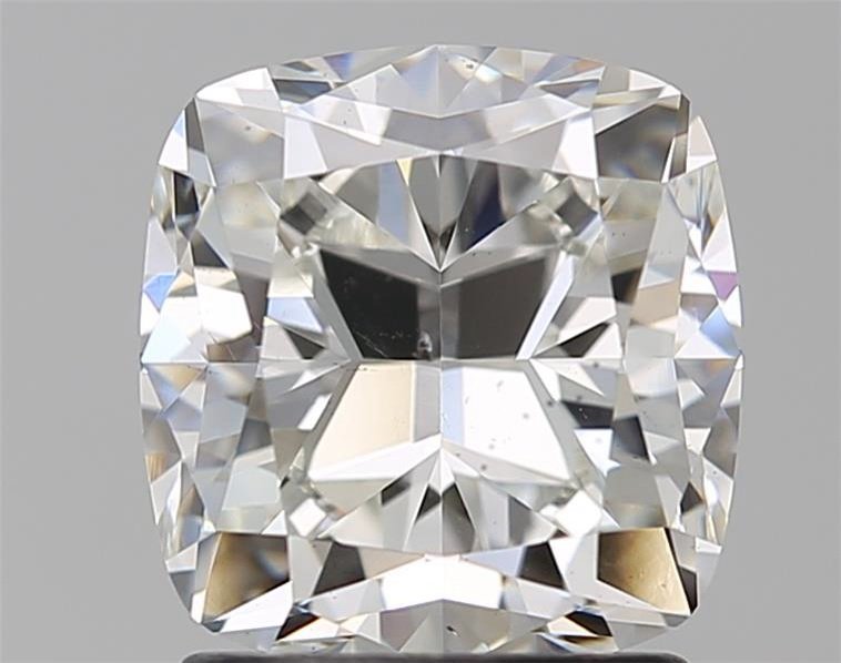 2.01ct I SI1 Rare Carat Ideal Cut Cushion Diamond