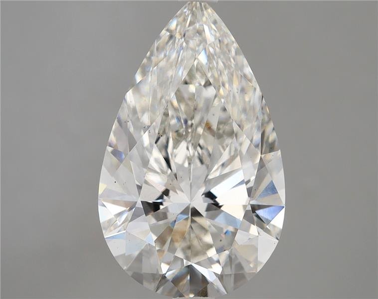 5.24ct H VS2 Rare Carat Ideal Cut Pear Lab Grown Diamond