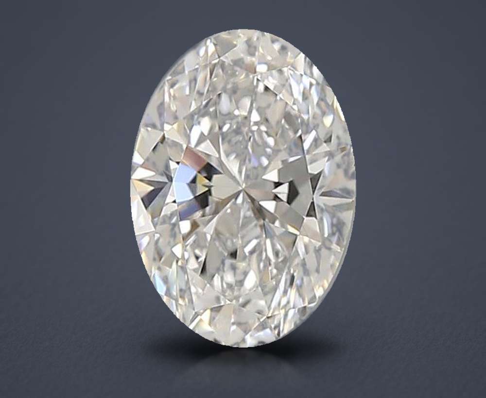 1.00 Carat Oval Lab Diamond
