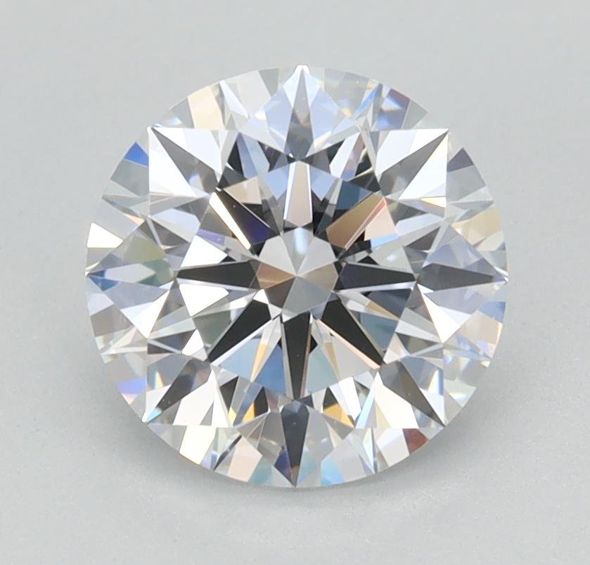 3.05ct E VS2 Rare Carat Ideal Cut Round Lab Grown Diamond