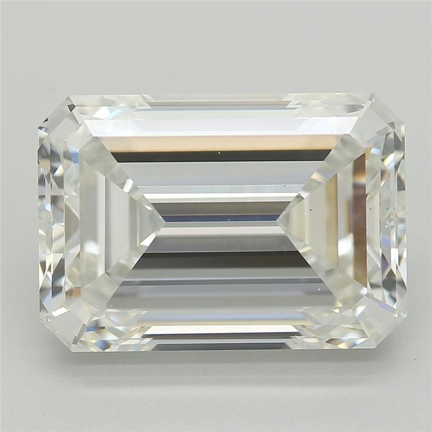 5.15ct F VS1 Excellent Cut Emerald Lab Grown Diamond