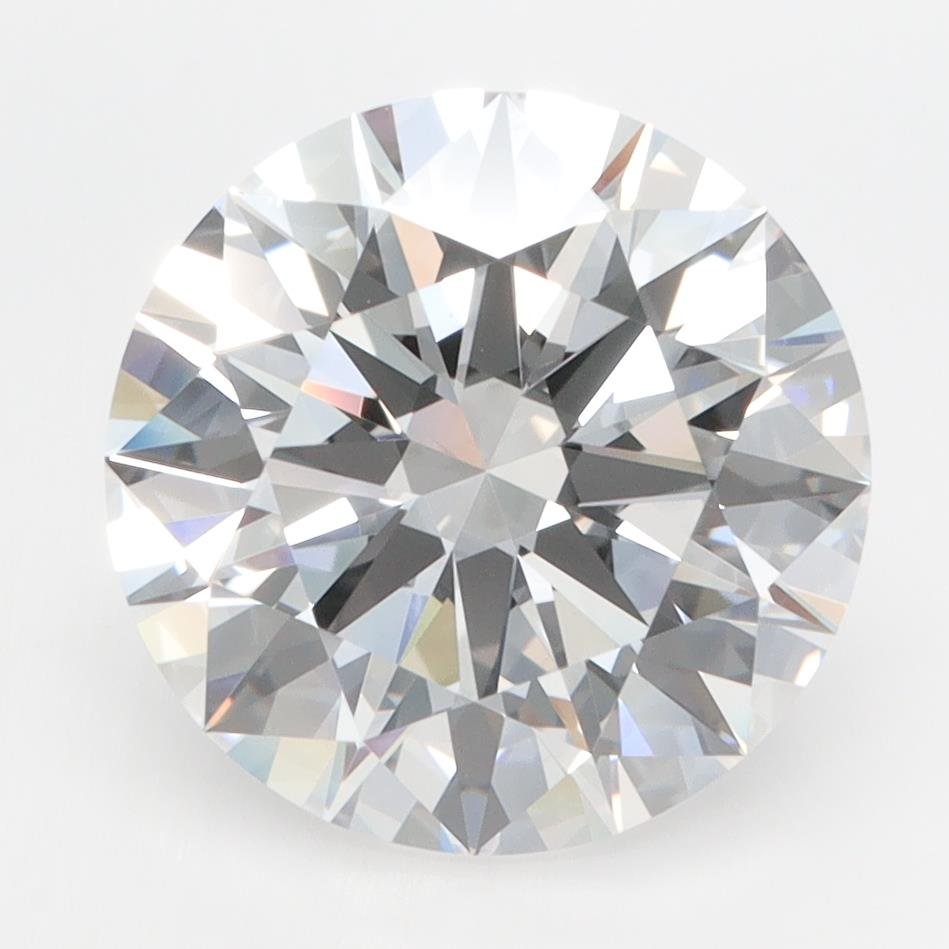4.26ct D IF Excellent Cut Round Lab Grown Diamond