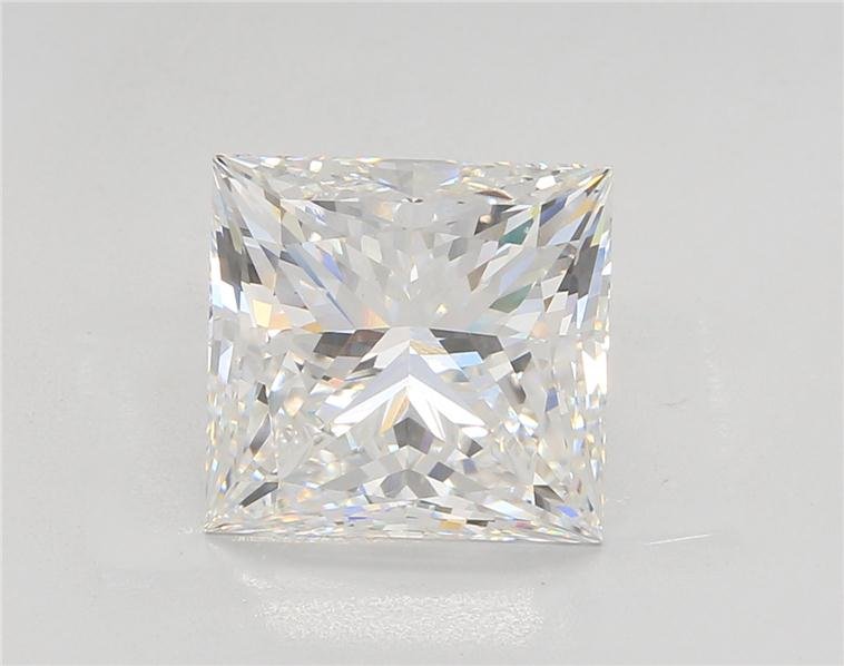 5.46ct E VVS2 Rare Carat Ideal Cut Princess Lab Grown Diamond