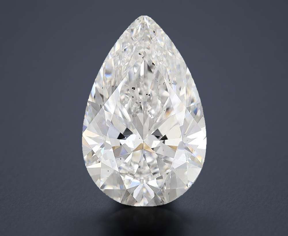 4.00 Carat Pear Lab Diamond