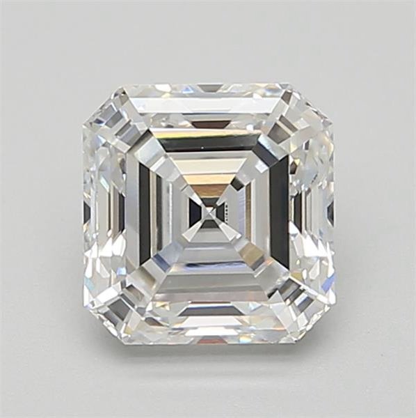 1.78ct E VVS2 Very Good Cut Asscher Lab Grown Diamond