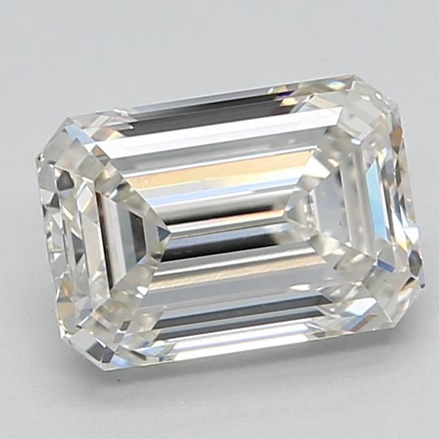 2.09ct H VS1 Rare Carat Ideal Cut Emerald Lab Grown Diamond