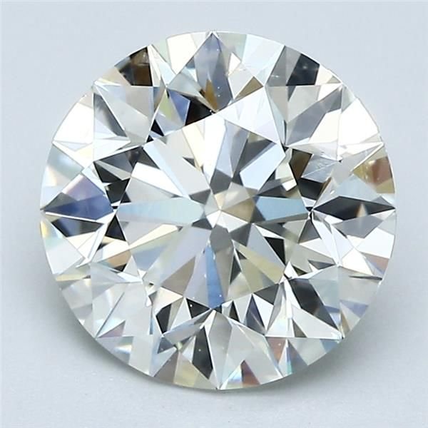 3.01ct I SI1 Excellent Cut Round Diamond