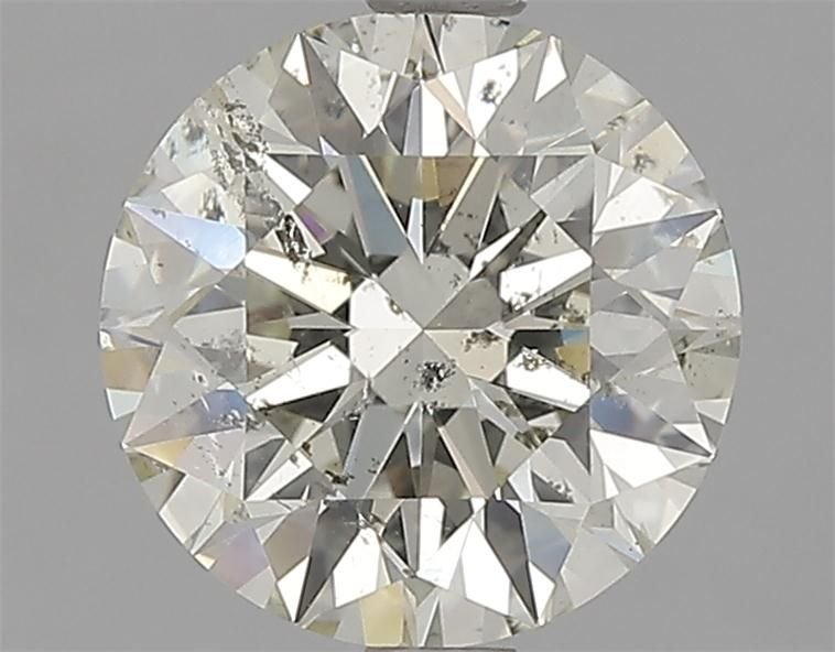 2.02ct K SI2 Rare Carat Ideal Cut Round Diamond