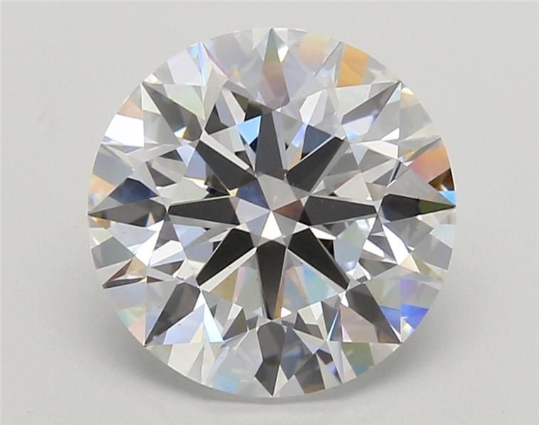 4.01ct D VS2 Rare Carat Ideal Cut Round Lab Grown Diamond