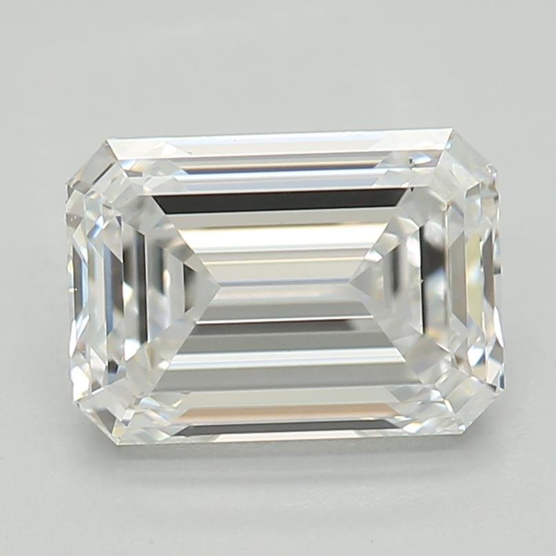 1.07ct D VS1 Rare Carat Ideal Cut Emerald Lab Grown Diamond