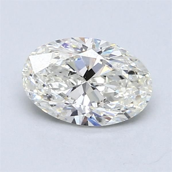 1.00ct H SI1 Rare Carat Ideal Cut Oval Diamond
