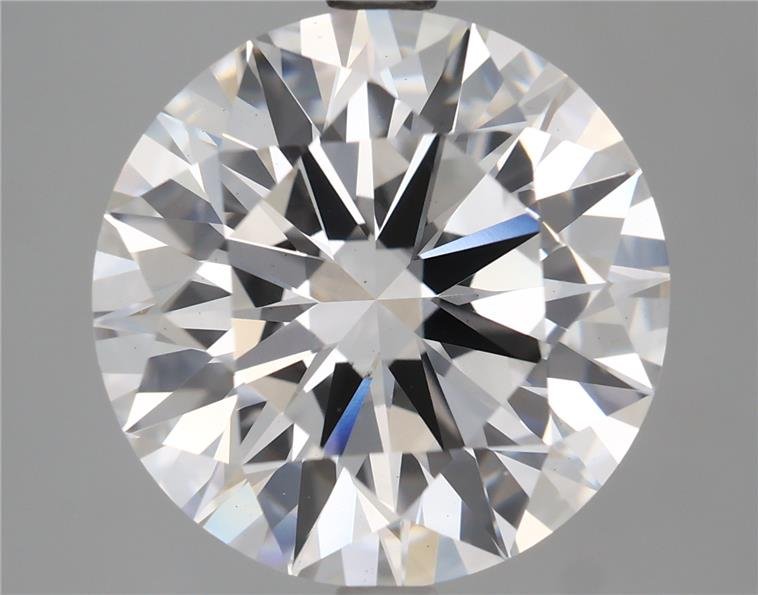 5.57ct D VS2 Rare Carat Ideal Cut Round Lab Grown Diamond