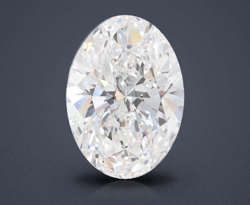 5.01 Carat Oval Lab Diamond