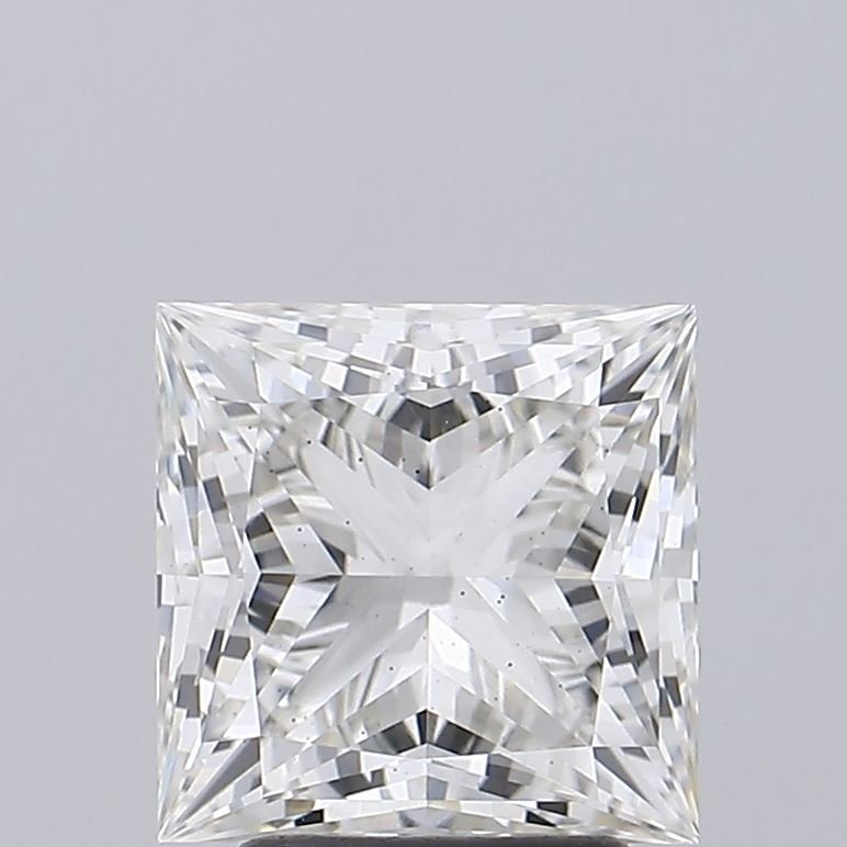 3.07ct I SI1 Rare Carat Ideal Cut Princess Lab Grown Diamond