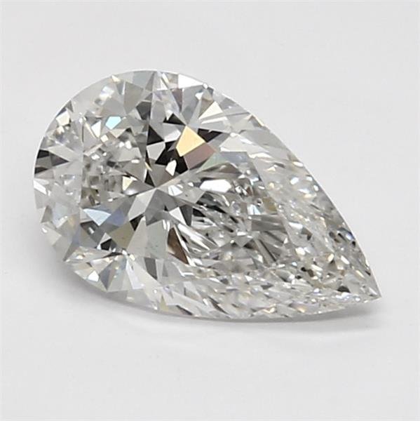 1.21ct G VS2 Rare Carat Ideal Cut Pear Lab Grown Diamond