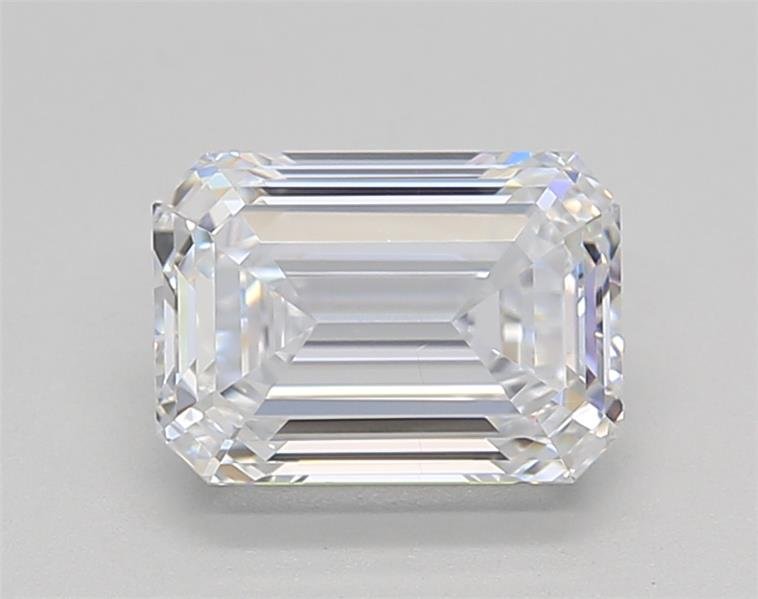 1.54ct D VS1 Rare Carat Ideal Cut Emerald Lab Grown Diamond