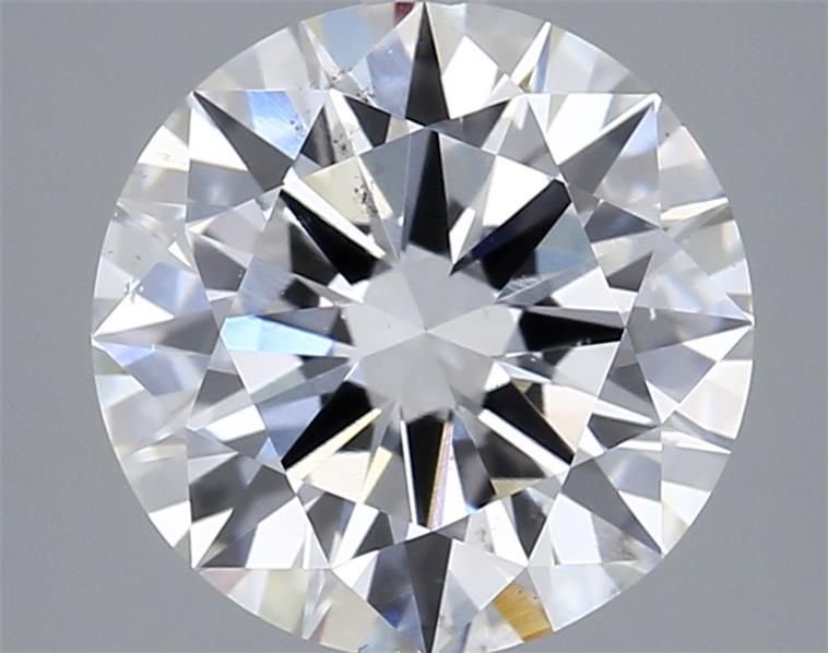 3.02ct F SI1 Excellent Cut Round Lab Grown Diamond