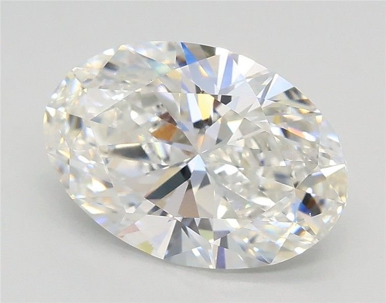 2.03ct F VVS2 Rare Carat Ideal Cut Oval Lab Grown Diamond