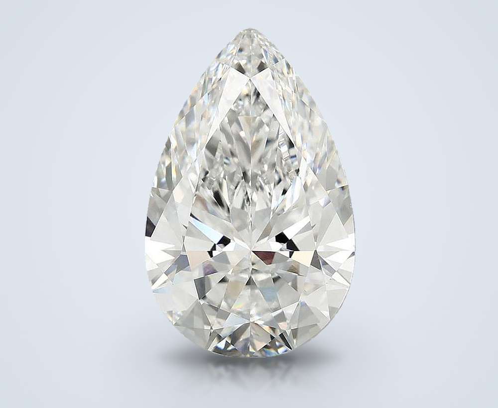 6.00 Carat Pear Lab Diamond