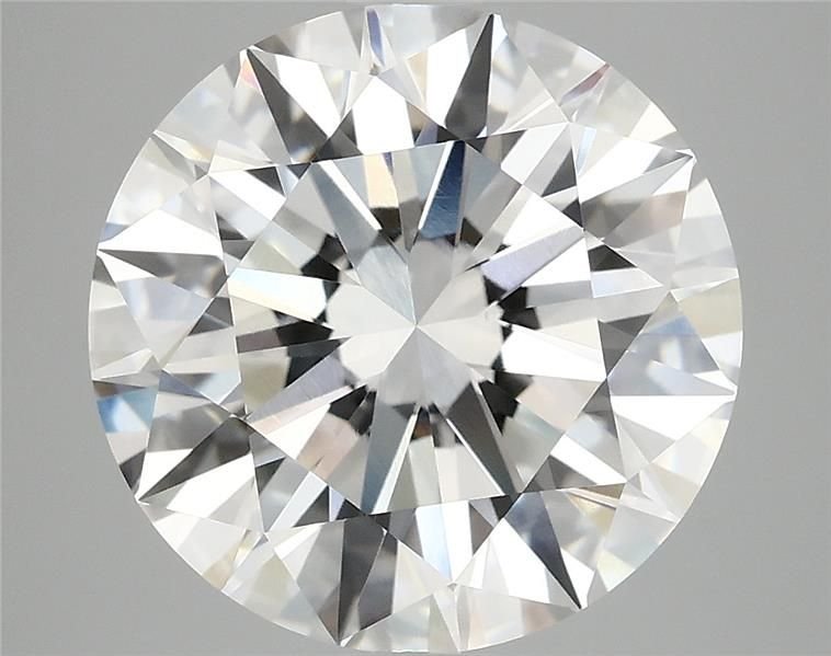 6.06ct F VVS2 Rare Carat Ideal Cut Round Lab Grown Diamond