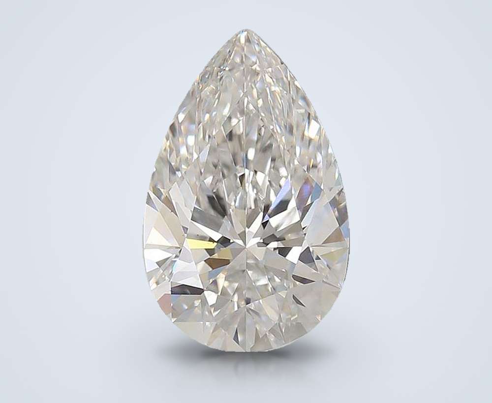 5.47 Carat Pear Lab Diamond