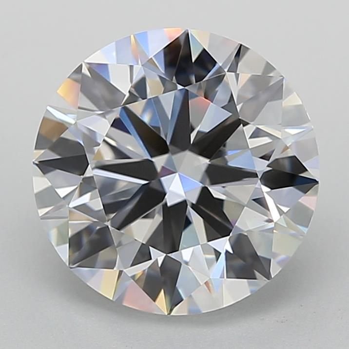 2.59ct D VVS2 Rare Carat Ideal Cut Round Lab Grown Diamond