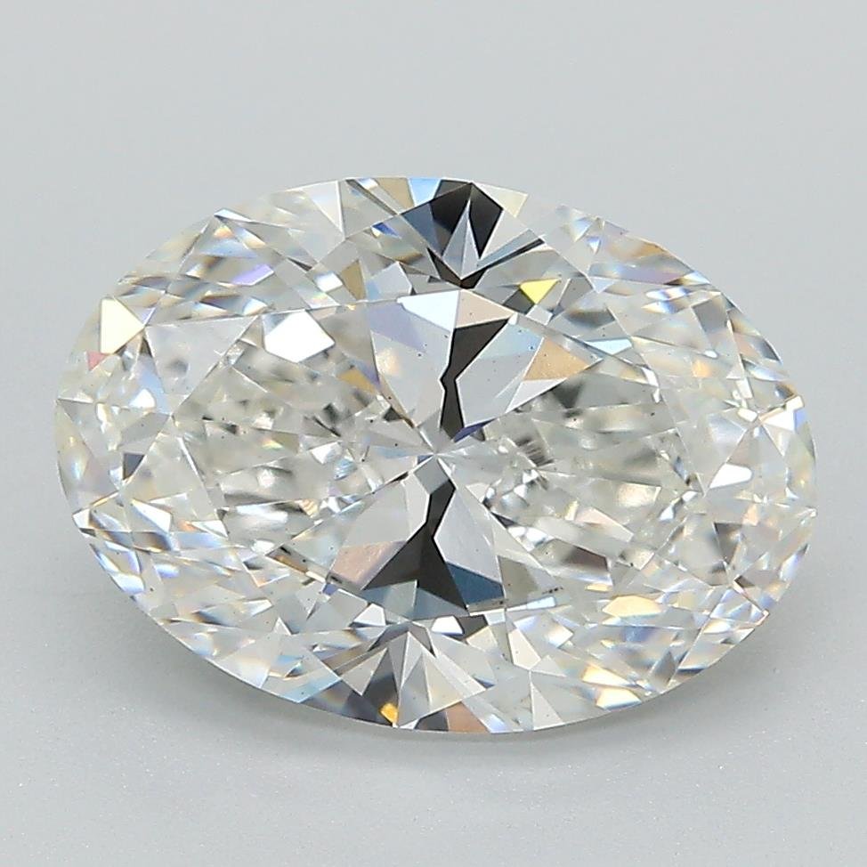 3.75ct G VS1 Rare Carat Ideal Cut Oval Lab Grown Diamond