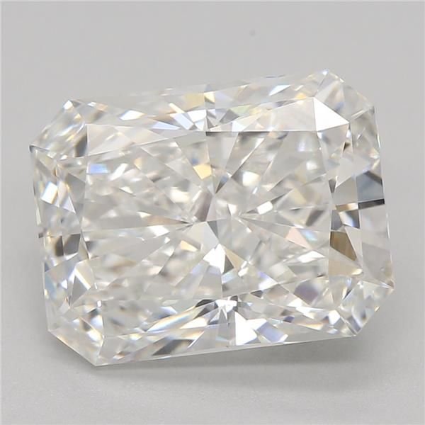 3.06ct F VVS2 Rare Carat Ideal Cut Radiant Lab Grown Diamond
