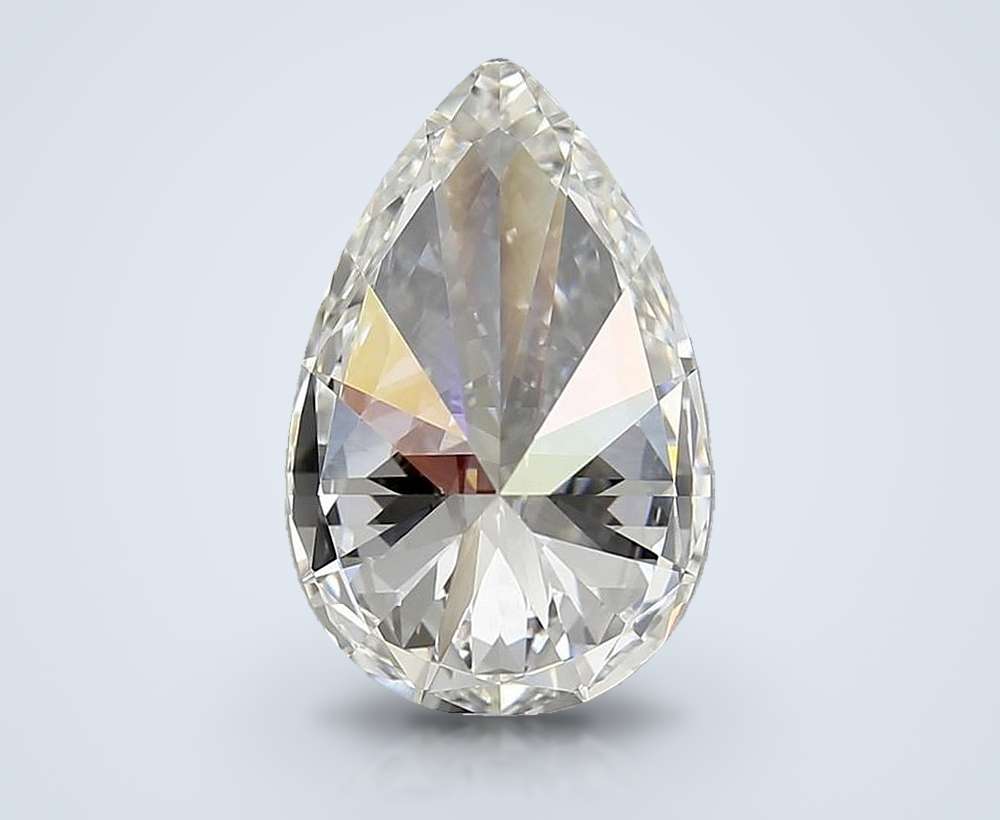 3.85 Carat Pear Lab Diamond