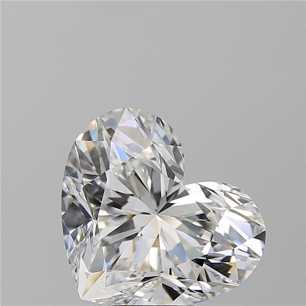 6.15ct E VVS2 Rare Carat Ideal Cut Heart Diamond