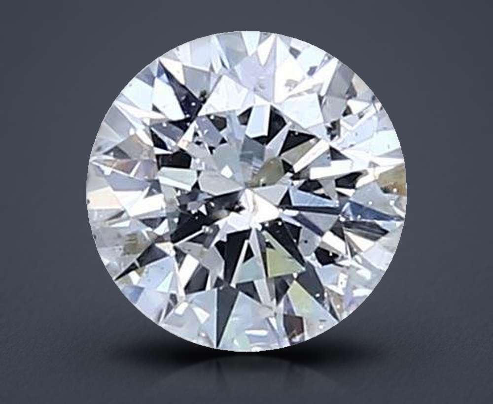 0.77 Carat Round Natural Diamond