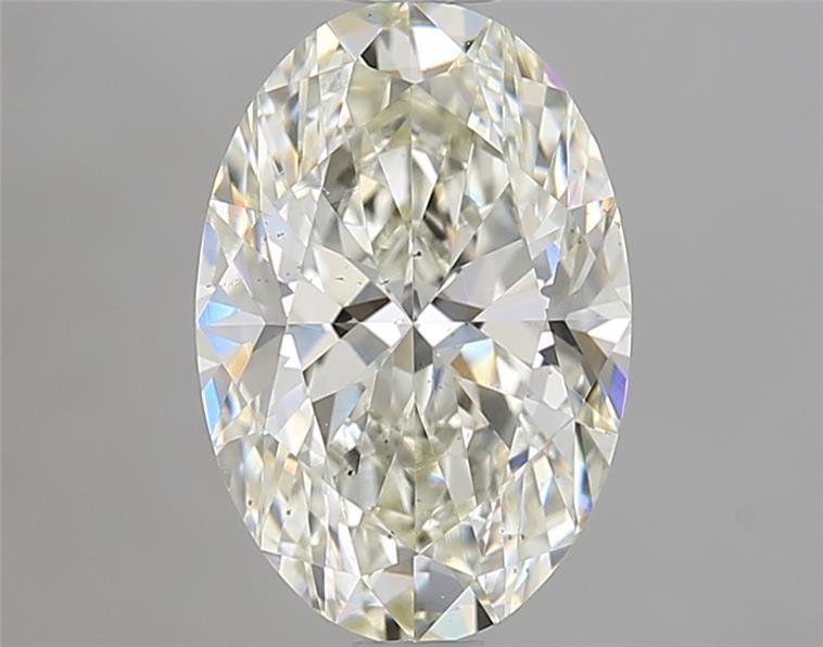 2.03ct K SI1 Rare Carat Ideal Cut Oval Diamond