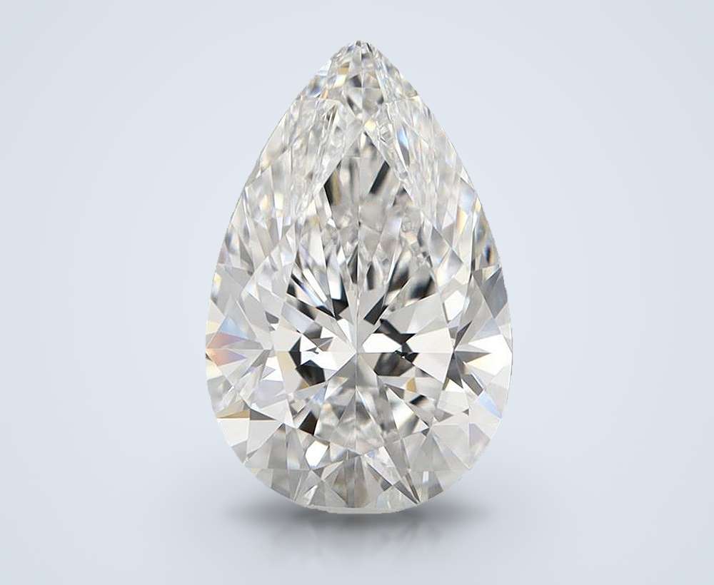 3.58 Carat Pear Lab Diamond