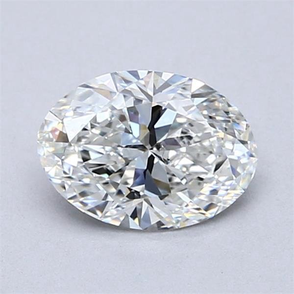 1.00ct F VS2 Rare Carat Ideal Cut Oval Diamond